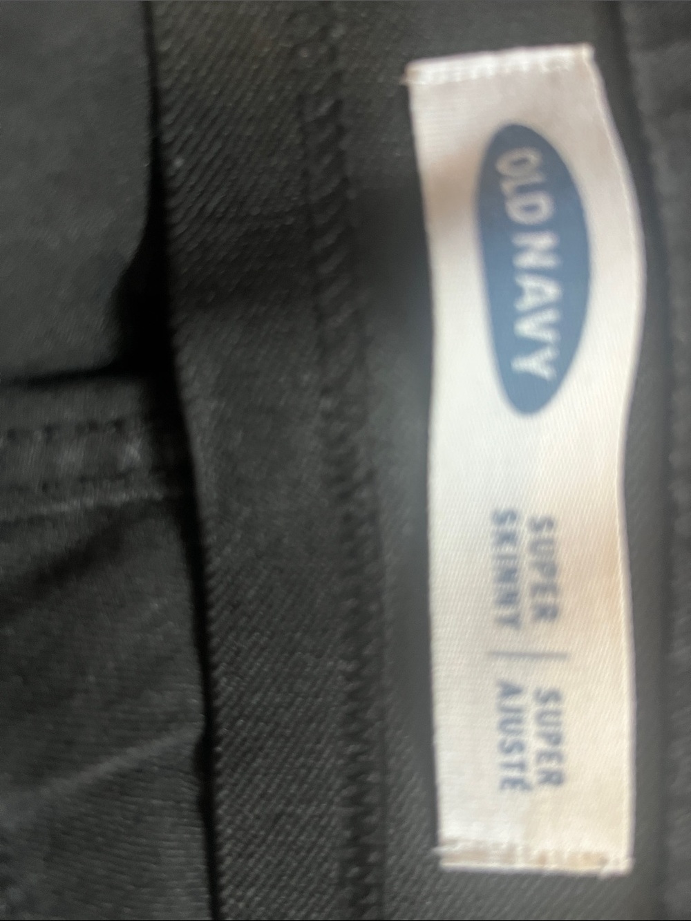 Old Navy Black Super Skinny Jeans